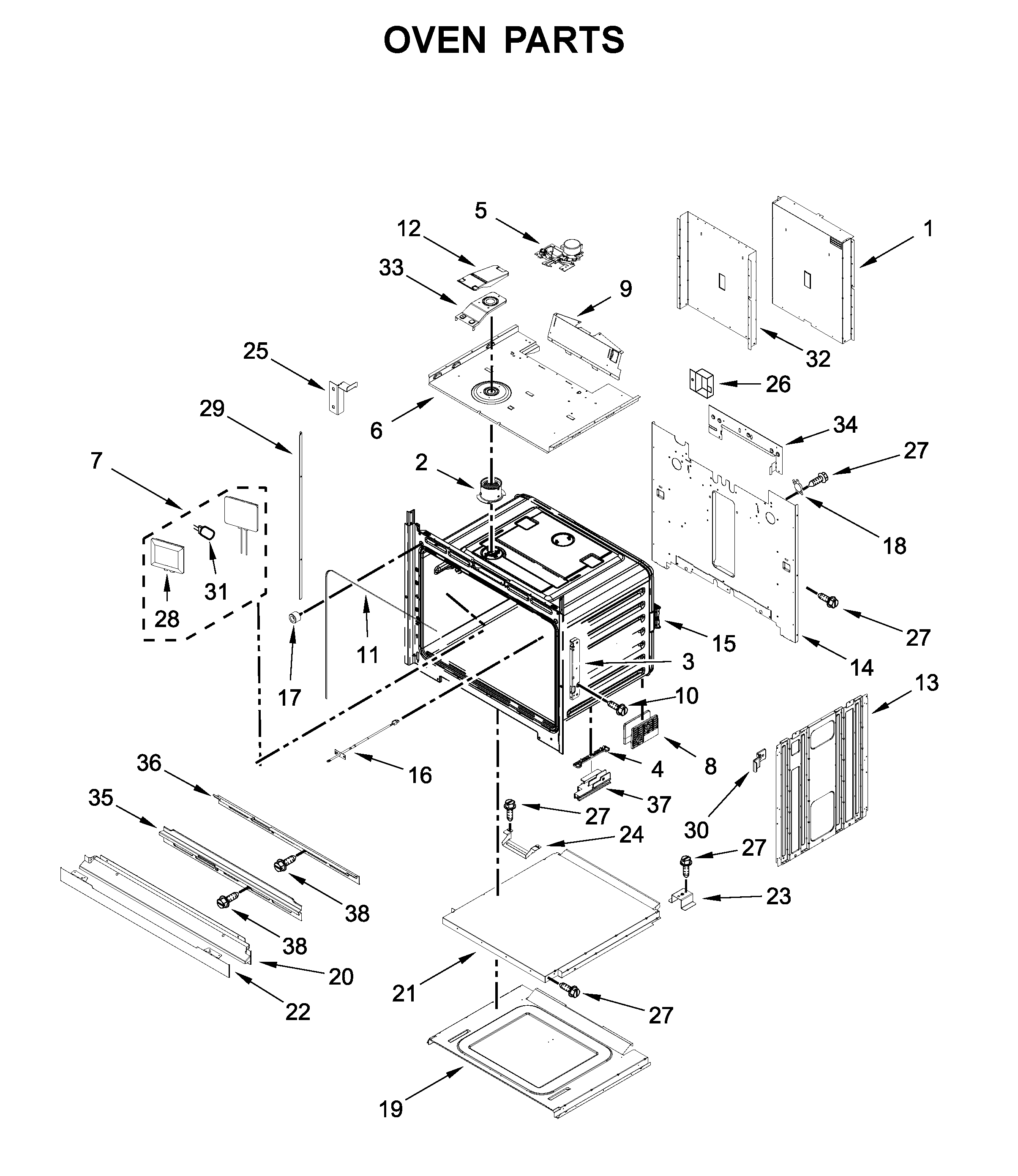 Oven parts