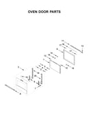Oven door parts