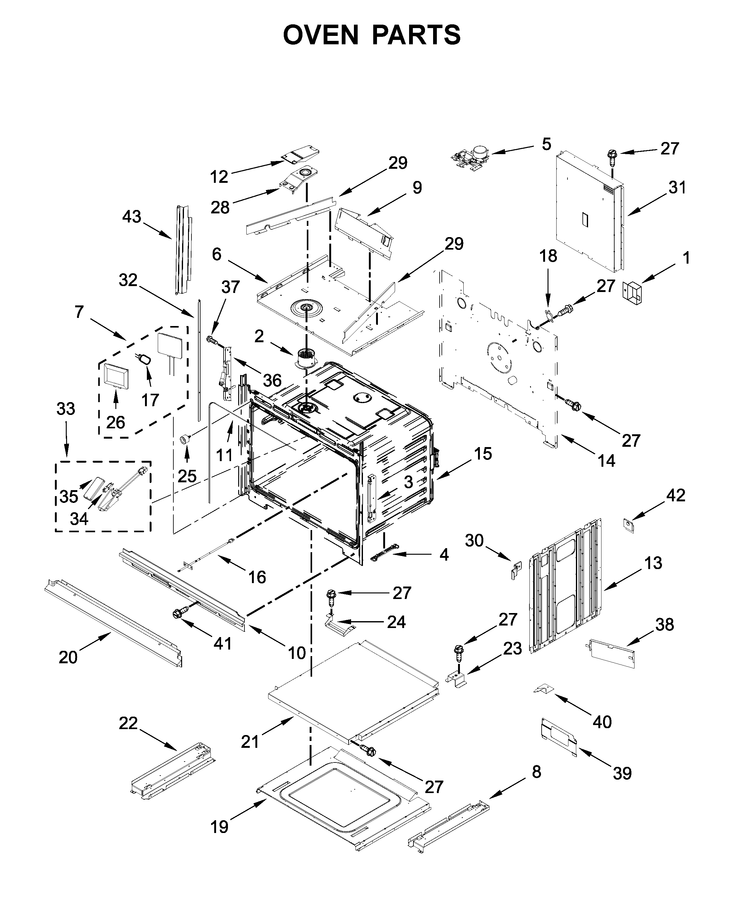 Oven parts