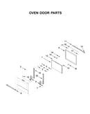Oven door parts