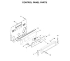 Maytag YMER8800FW3 control panel parts diagram