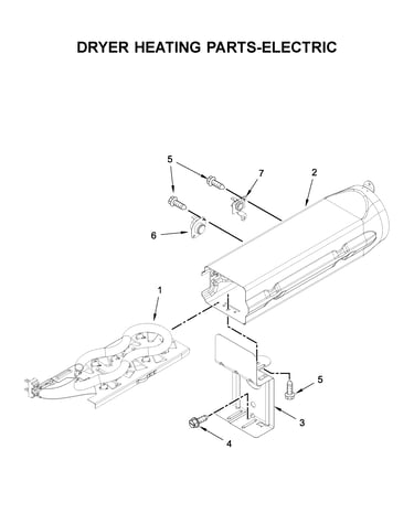 Dryer heating parts-electric