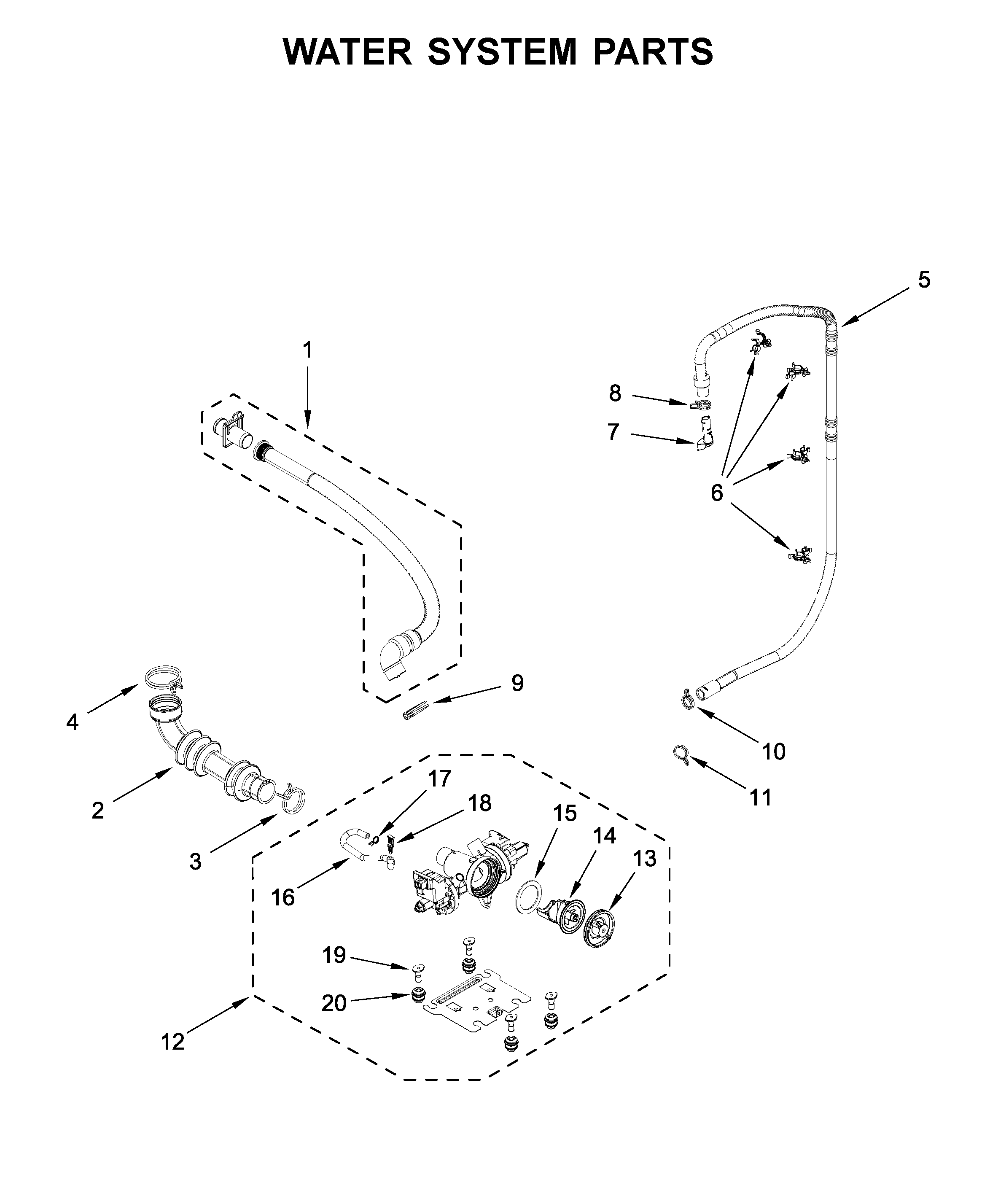 Water system parts