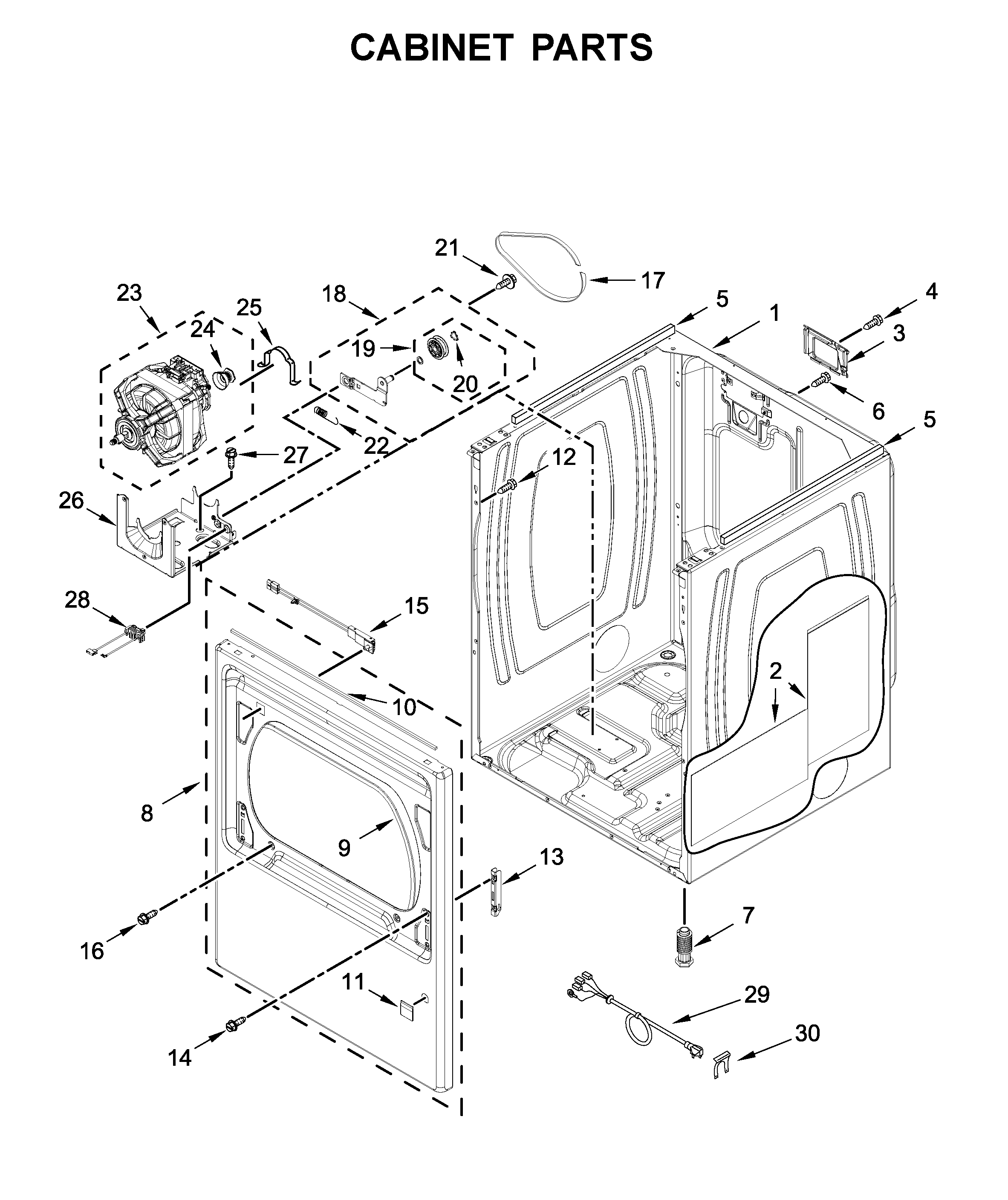 CABINET PARTS