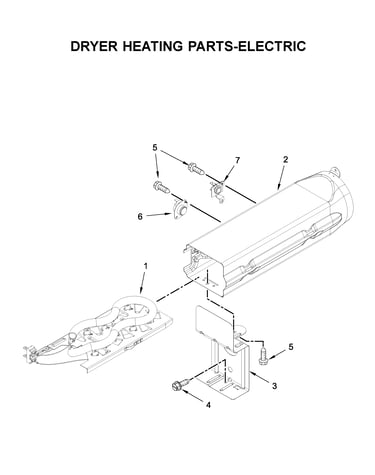Dryer heating parts-electric