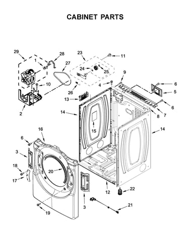 Cabinet parts