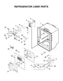 Refrigerator liner parts