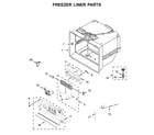KitchenAid KRFC704FPS03 freezer liner parts diagram
