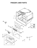 Freezer liner parts