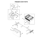 KitchenAid KRFC704FPS03 freezer door parts diagram