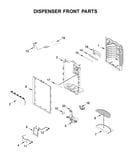Dispenser front parts