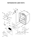 Refrigerator liner parts