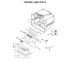 KitchenAid KRFC604FSS02 freezer liner parts diagram