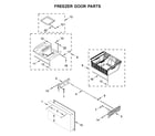 KitchenAid KRFC604FSS02 freezer door parts diagram