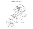 KitchenAid KRFC604FSS03 freezer liner parts diagram