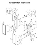 Refrigerator door parts
