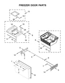 Freezer door parts