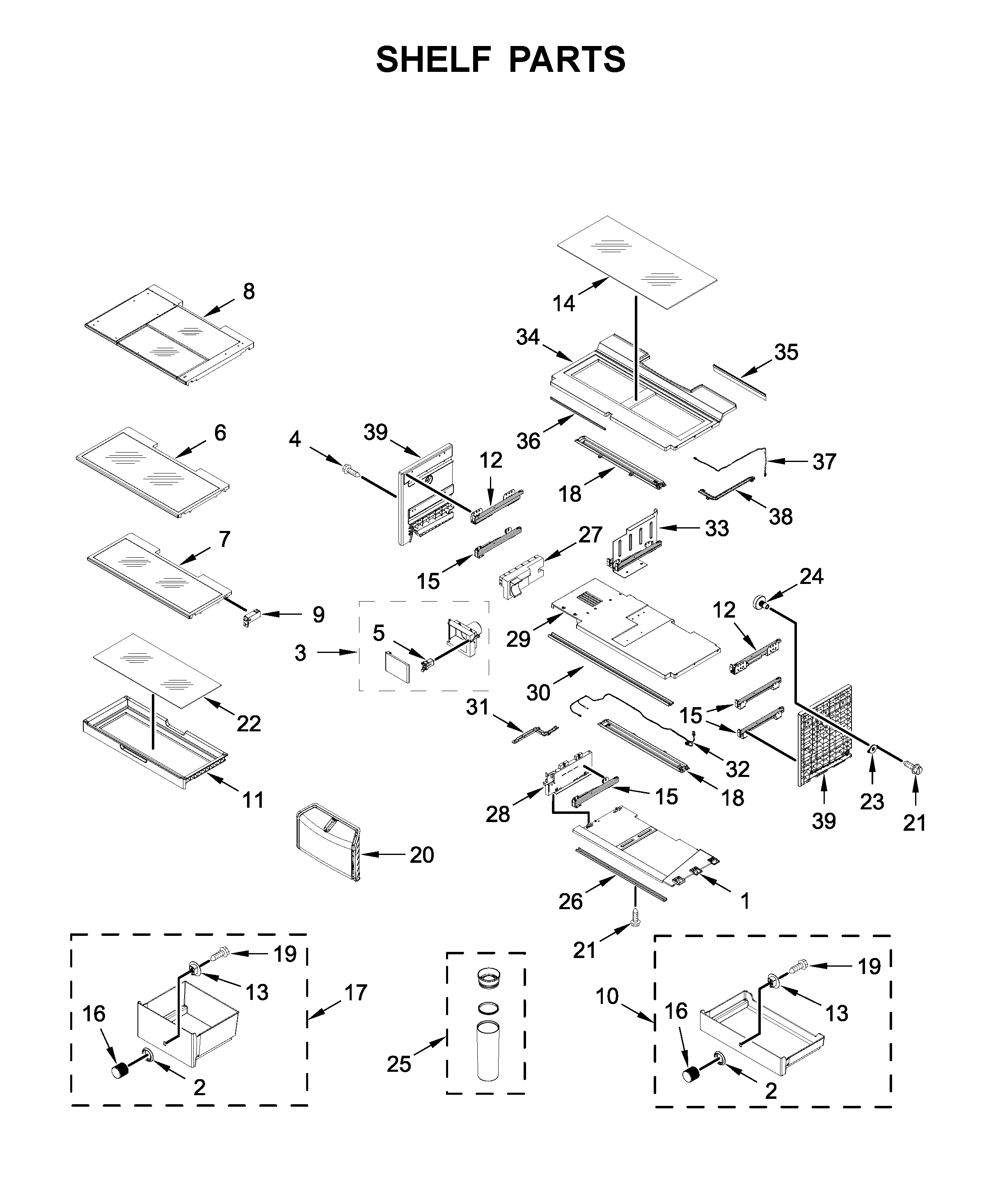 SHELF PARTS