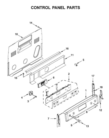 Control panel parts