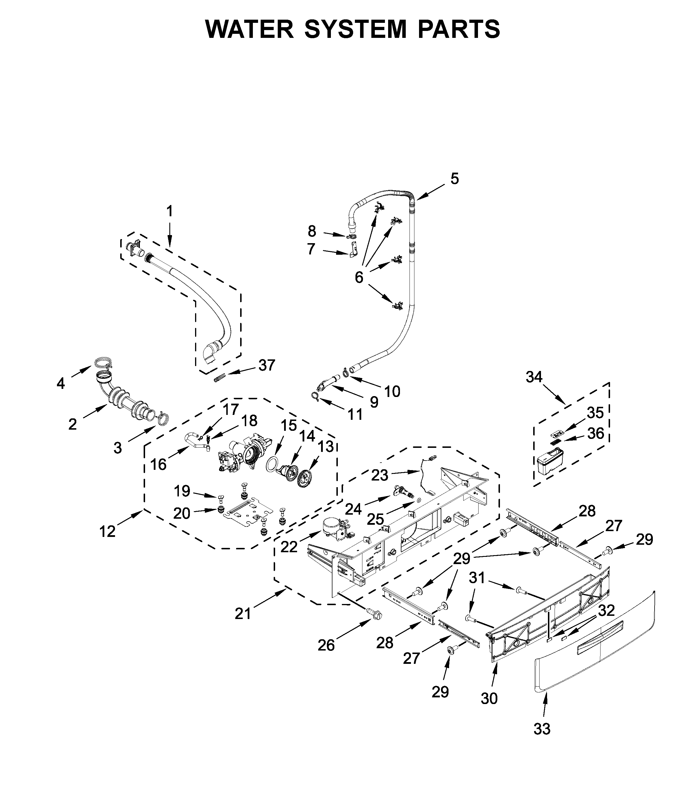 Water system parts
