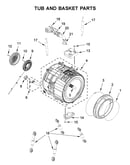 Tub and basket parts