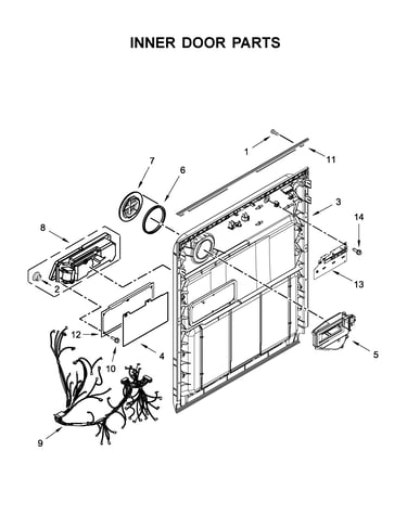 Inner door parts