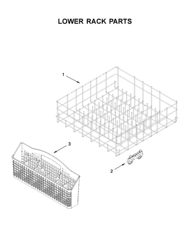 Lower rack parts