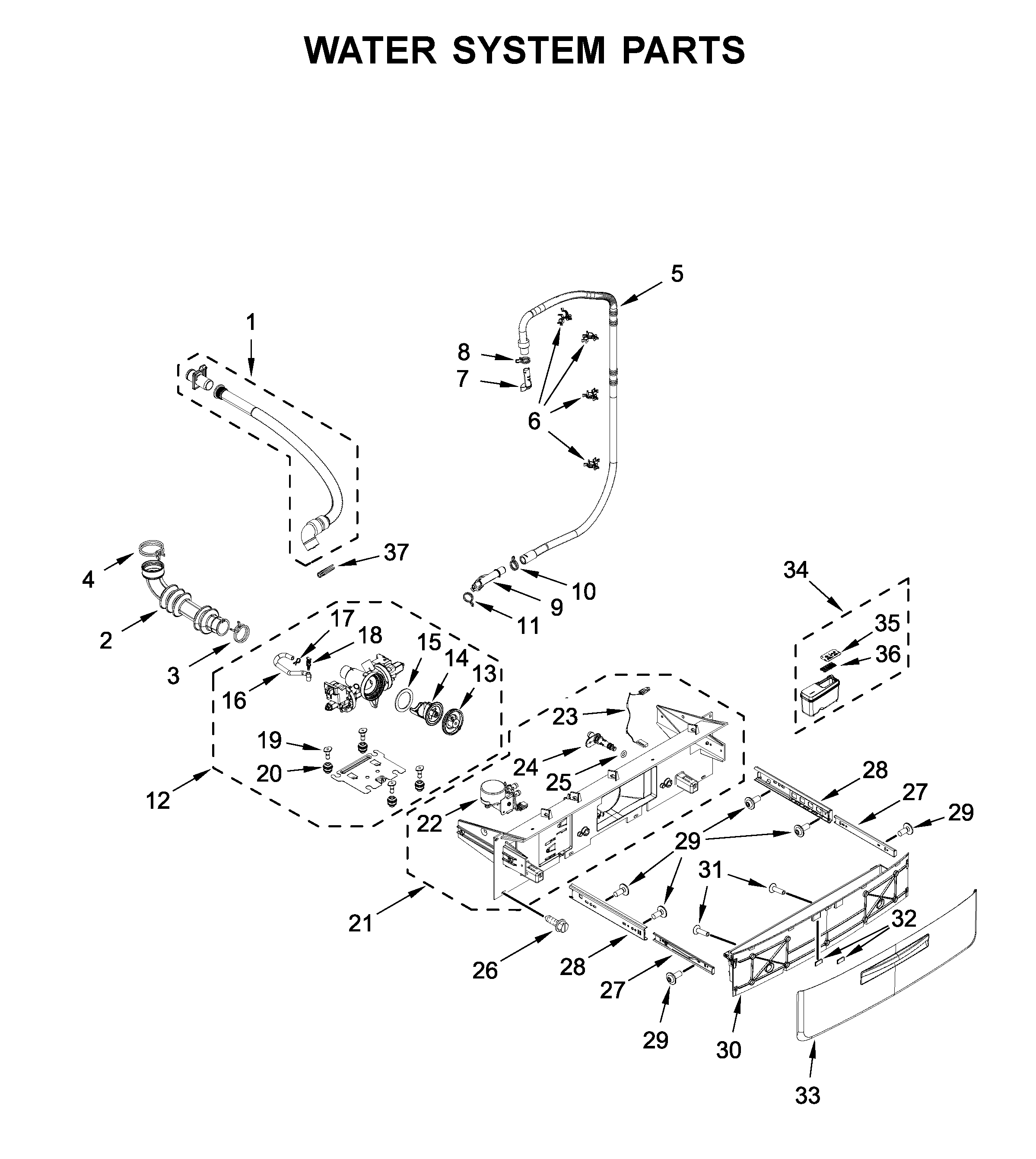 Water system parts