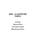 Optional parts (not included)