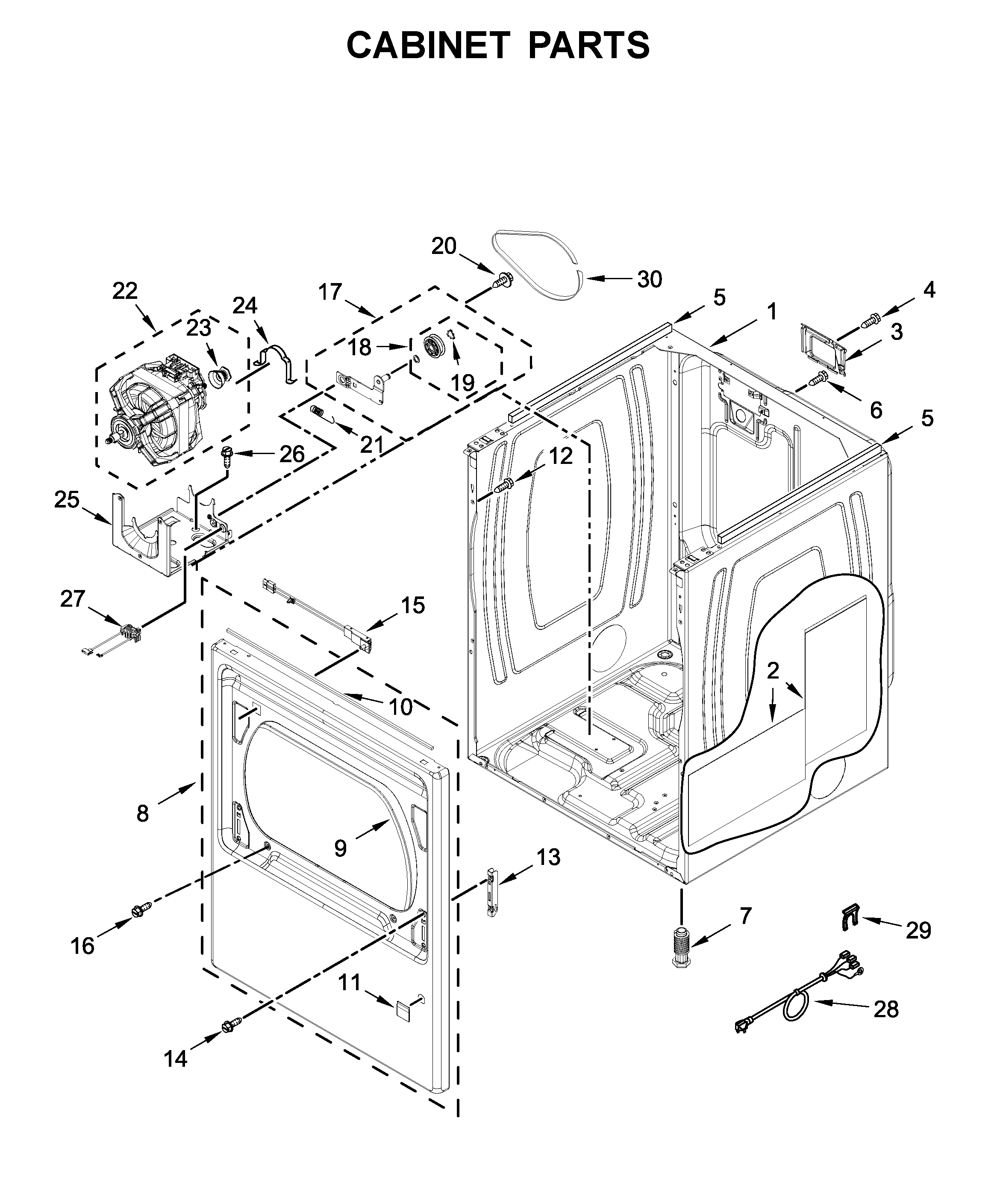Cabinet parts