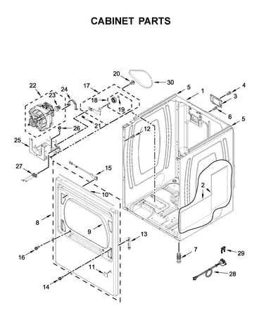 Cabinet parts