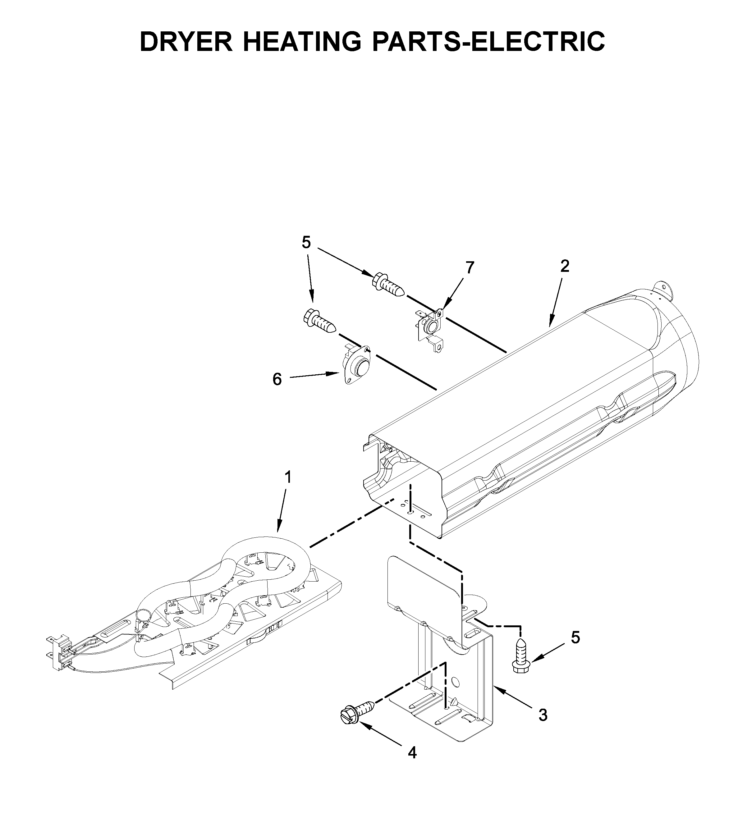 Dryer heating parts-electric