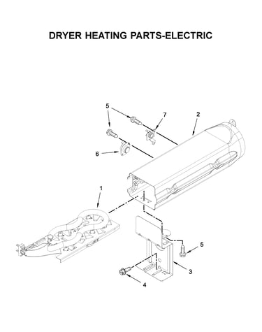 Dryer heating parts-electric