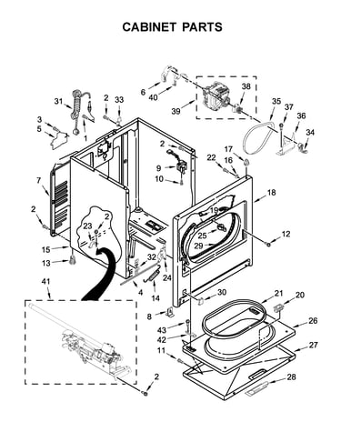 Cabinet parts