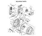 Whirlpool WGD4950HW1 bulkhead parts diagram