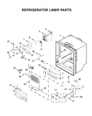 Refrigerator liner parts