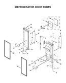 Refrigerator door parts