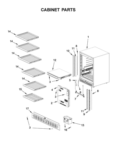 Cabinet parts