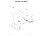 Whirlpool WOC75EC7HV04 control panel parts diagram