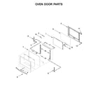 Whirlpool WOC75EC7HV04 oven door parts diagram