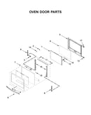 Oven door parts