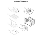 Whirlpool WOC75EC7HV04 internal oven parts diagram