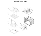 Whirlpool WOC75EC7HS04 internal oven parts diagram