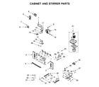 Whirlpool WOC75EC7HS04 cabinet and stirrer parts diagram