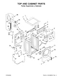 Top and cabinet parts