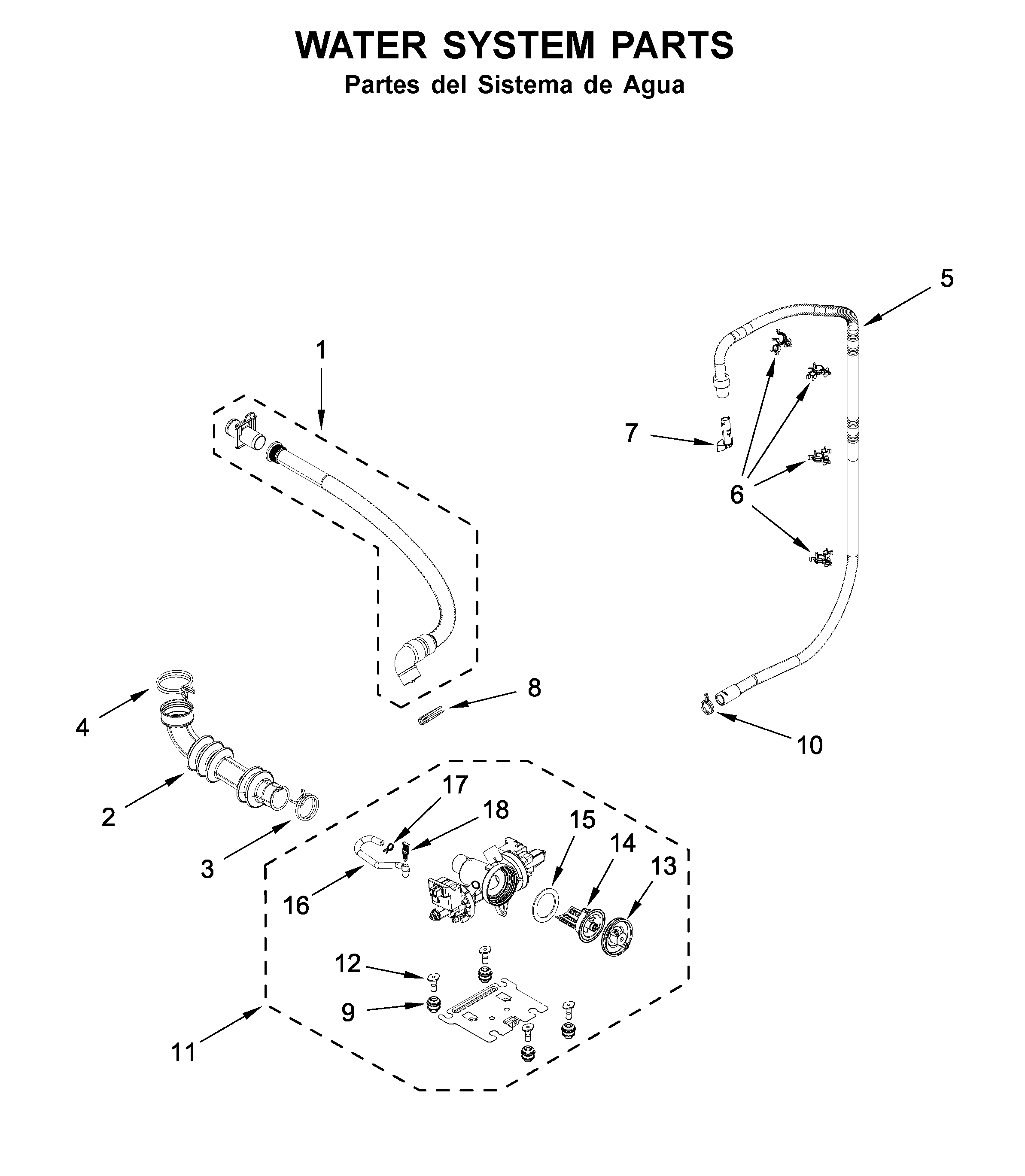 Water system parts