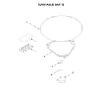 Whirlpool WML75011HV8 turntable parts diagram
