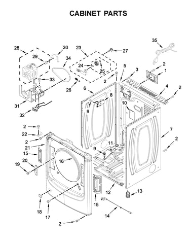 Cabinet parts