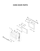Oven door parts
