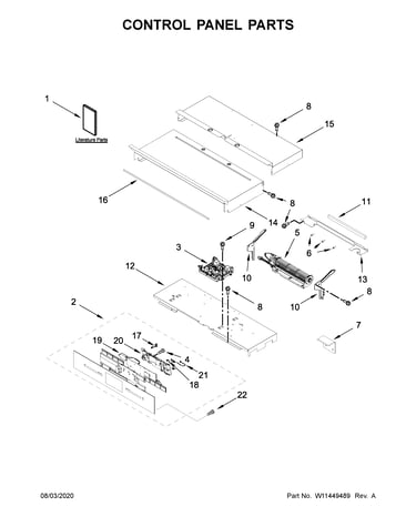 Control panel parts